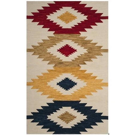 Safavieh 3 x 5 ft. Aspen Hand Tufted Small Rectangle Area Rug, Ivory and Multi APN704A-3